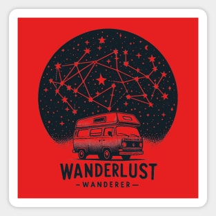 Wanderlust Camper Magnet